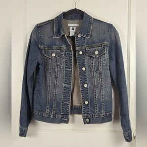Vintage GAP Factory Denim Trucker Jacket Like New Size S